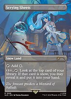 Scrying Sheets (SLD-1606) - rare (Borderless)