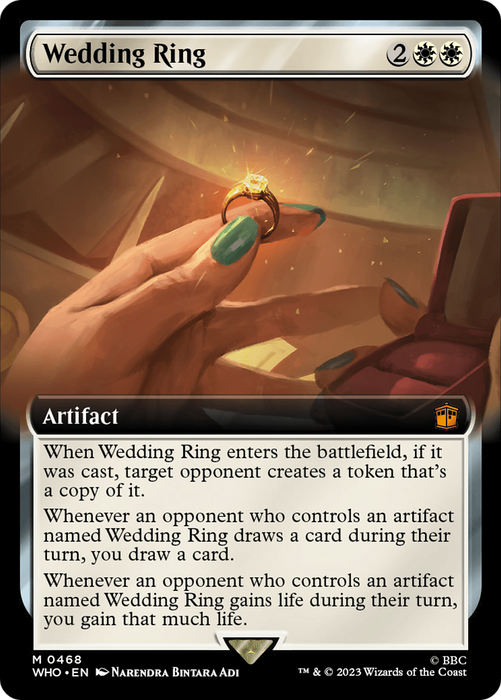 Wedding Ring (WHO-468) - mythic: (Extended Art) - Foil