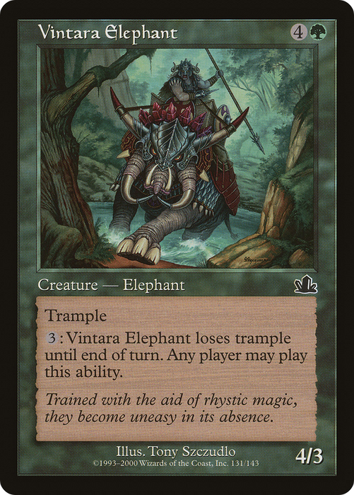 Vintara Elephant (PCY-131) - common