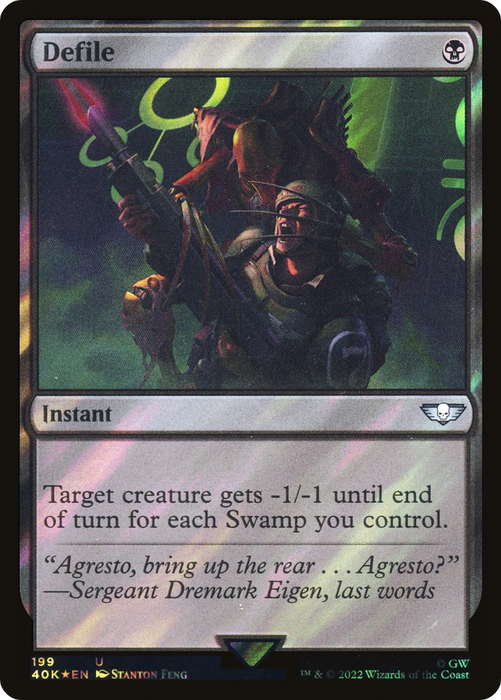 Defile (40K-199★) - uncommon - Foil
