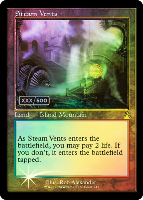 Steam Vents (RVR-412Z) - rare - Foil