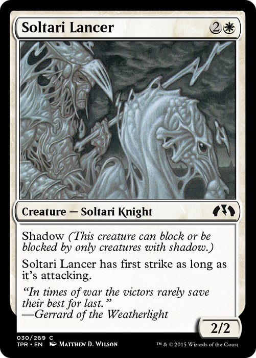 Soltari Lancer (TPR-030) - common
