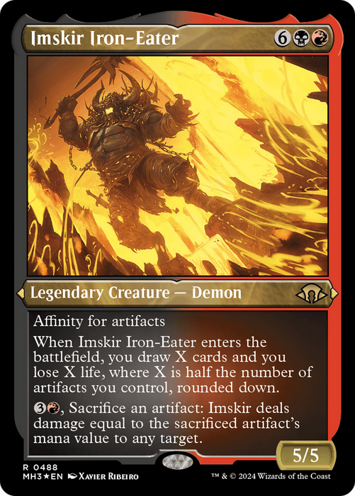 Imskir Iron-Eater (MH3-488) - rare - Etched Foil