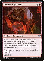 Dwarven Hammer (KHM-133) - uncommon