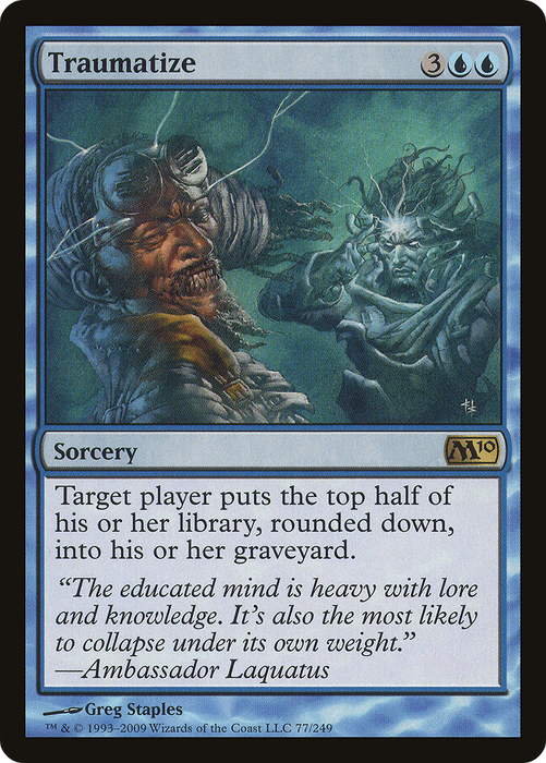 Traumatize (M10-077) - rare - Foil