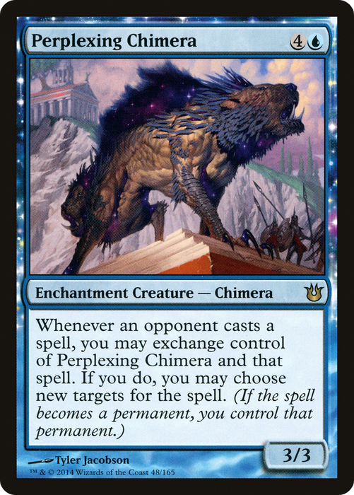 Perplexing Chimera (BNG-048) - rare: (enchantment) - Foil