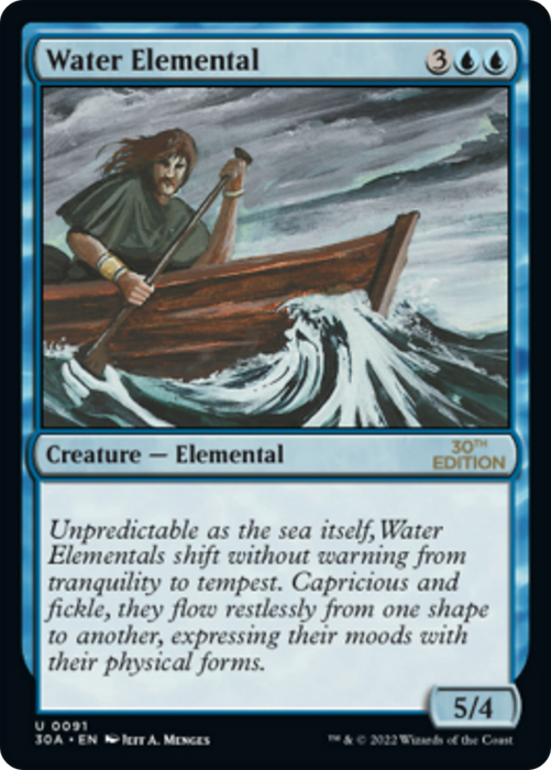 Water Elemental (30A-091) - uncommon