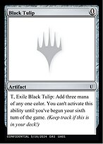 Black Tulip (UNK-UA01A) - uncommon
