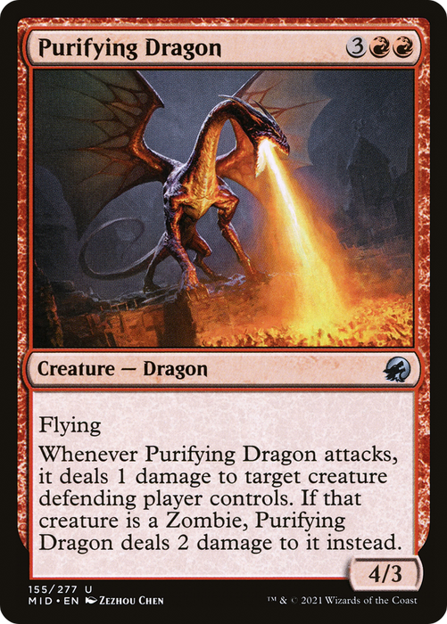 Purifying Dragon (MID-155) - uncommon - Foil