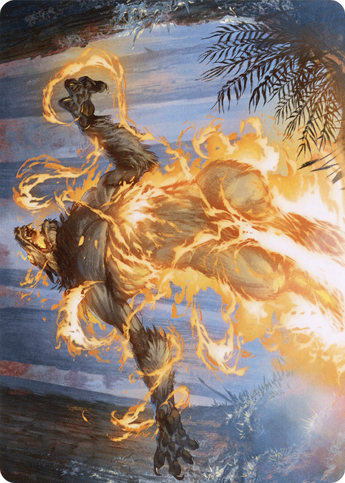 Burn the Accursed // Burn the Accursed (AMID-042) - common (Borderless) - Foil