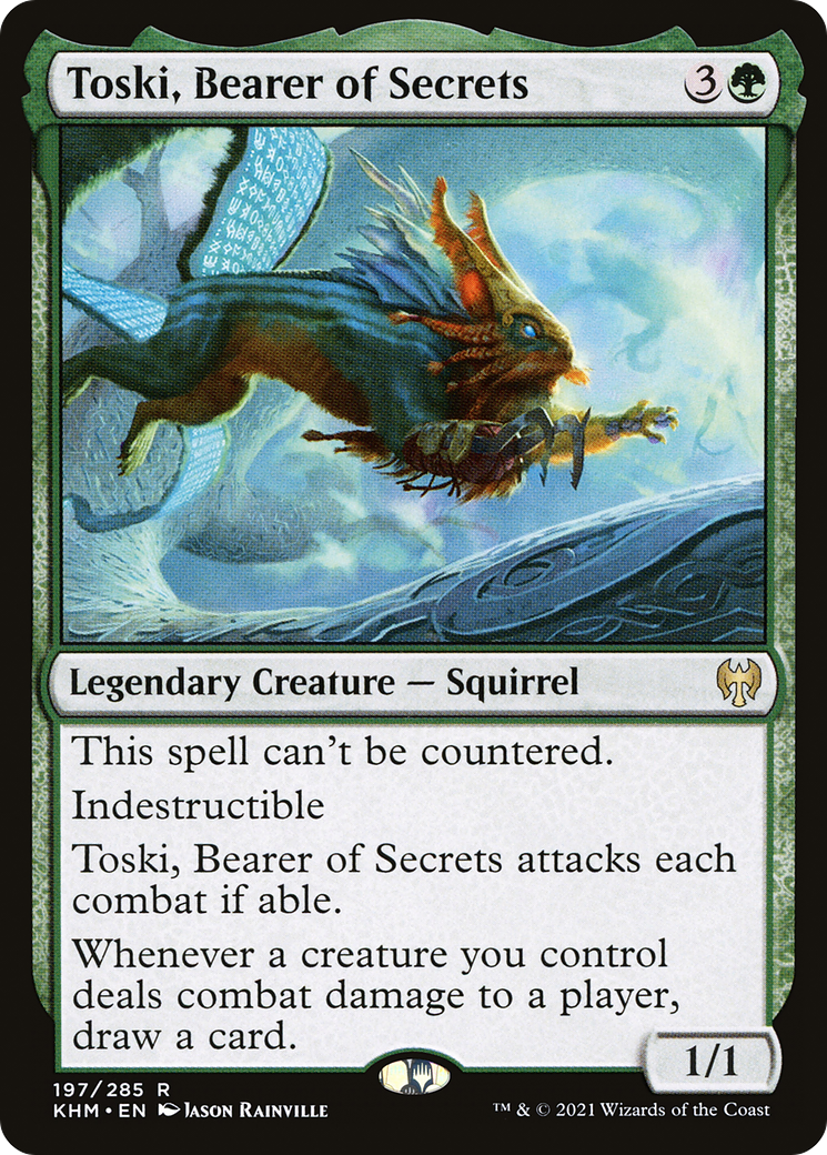 Toski, Bearer of Secrets (KHM-197) - rare - Foil