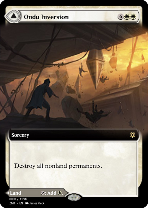 Ondu Inversion // Ondu Skyruins (PRM-83870) - rare - Foil