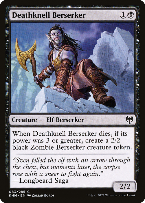 Deathknell Berserker (KHM-083) - common - Foil