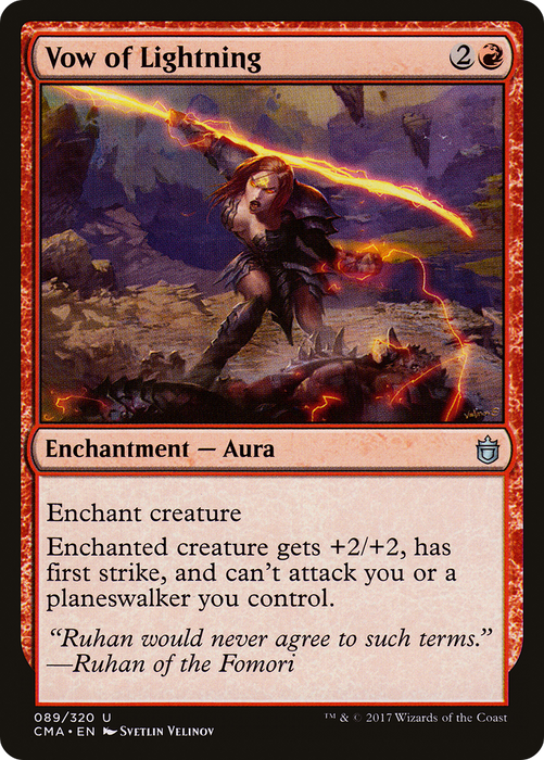 Vow of Lightning (CMA-089) - uncommon