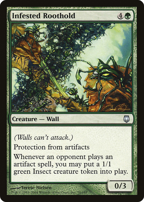 Infested Roothold (DST-076) - uncommon - Foil