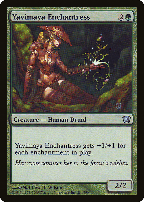 Yavimaya Enchantress (9ED-284★) - uncommon - Foil