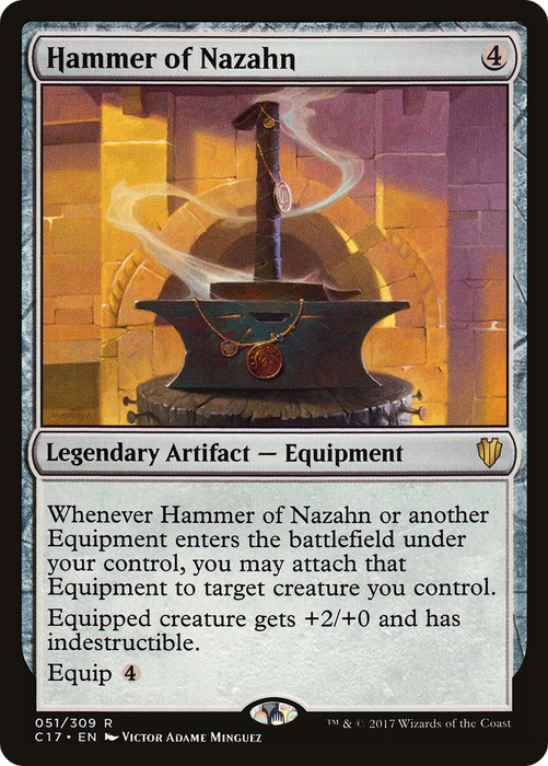 Hammer of Nazahn (C17-051) - rare