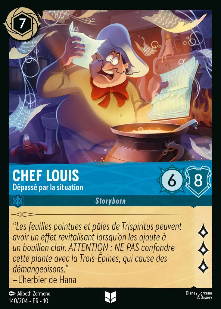 Chef Louis - Dépassé par la situation (140/204) - LDLP - Inhabituelle - Cold Foil