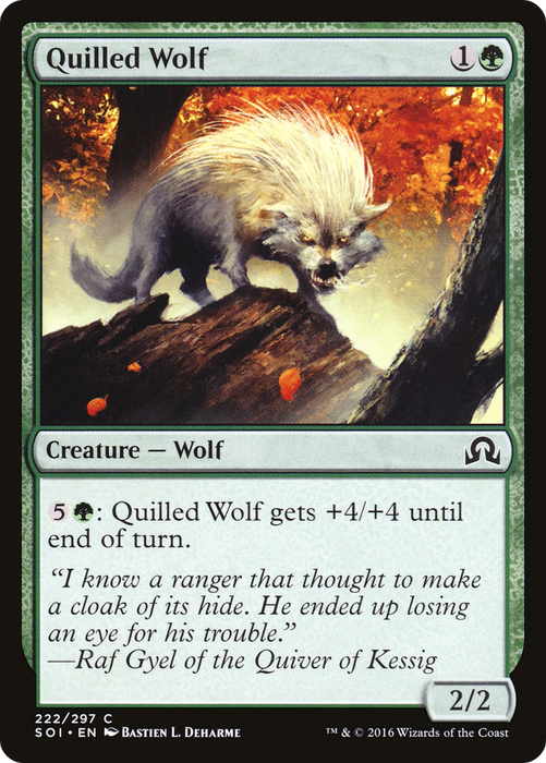 Quilled Wolf (SOI-222) - common