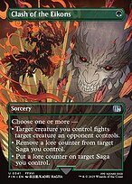 Clash of the Eikons (FIN-341) - uncommon (Borderless) - Foil