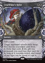 Cruelclaw's Heist (BLB-310) - rare: (Showcase) (Borderless) - Foil