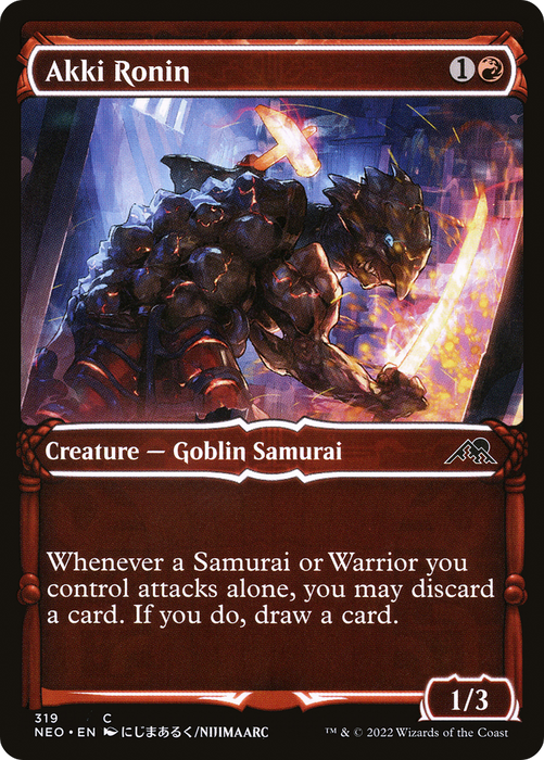 Akki Ronin (NEO-319) - common: (Showcase) - Foil