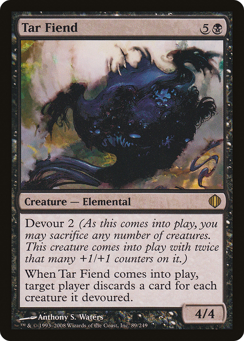 Tar Fiend (ALA-089) - rare - Foil