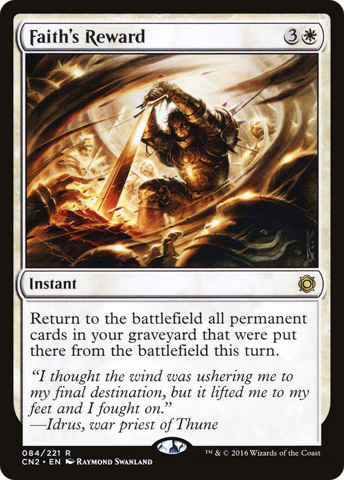 Faith's Reward (CN2-084) - rare - Foil