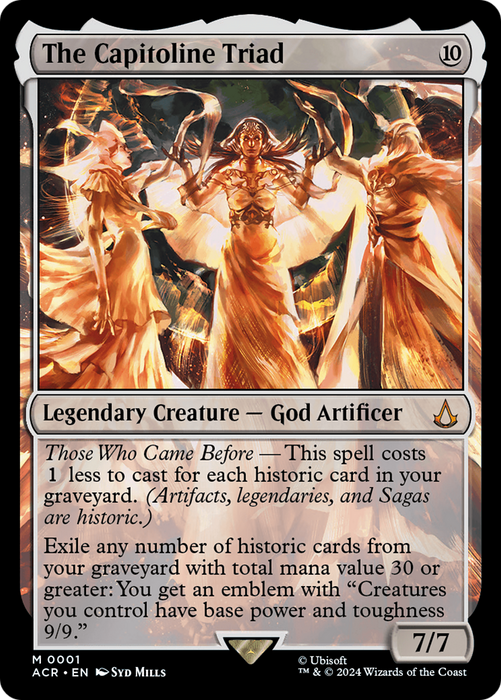 The Capitoline Triad (ACR-001) - mythic - Foil