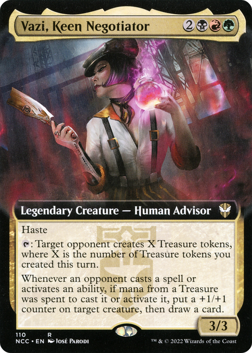 Vazi, Keen Negotiator (NCC-110) - rare: (Extended Art)