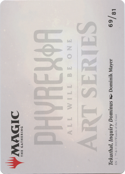 Tekuthal, Inquiry Dominus // Tekuthal, Inquiry Dominus (AONE-069) - common (Borderless) - Foil