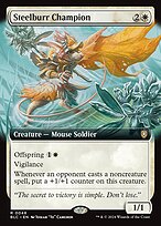 Steelburr Champion (BLC-048) - rare: (Extended Art)