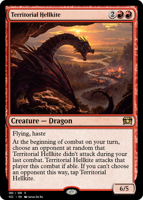 Territorial Hellkite (PZ2-65691) - rare - Foil