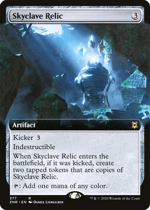 Skyclave Relic (ZNR-377) - rare: (Extended Art)