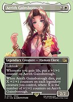 Aerith Gainsborough (Borderless) (FIN-374) - rare - Foil