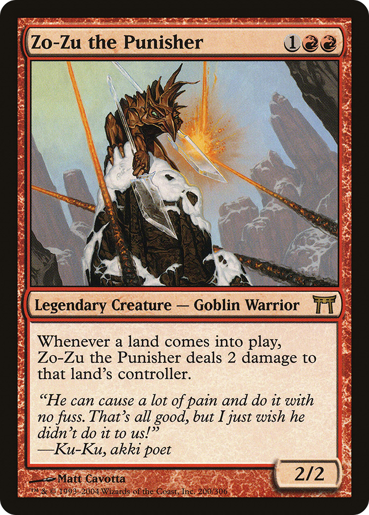 Zo-Zu the Punisher (CHK-200) - rare - Foil