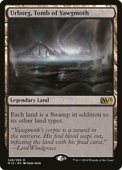 Urborg, Tomb of Yawgmoth (M15-248) - rare - Foil