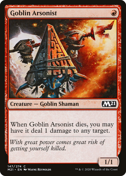 Goblin Arsonist (M21-147) - common - Foil
