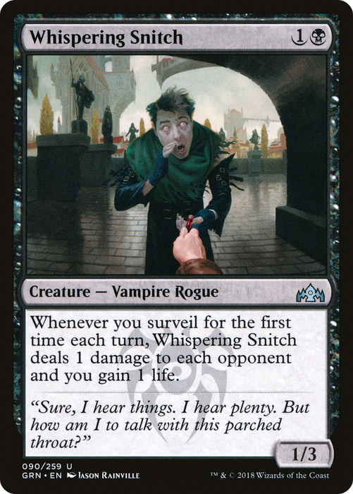Whispering Snitch (GRN-090) - uncommon