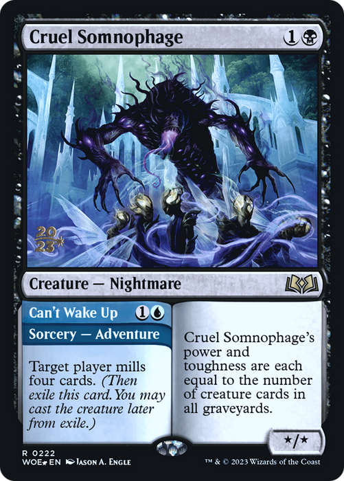 Cruel Somnophage // Can't Wake Up (PRE-222S) - rare - Foil