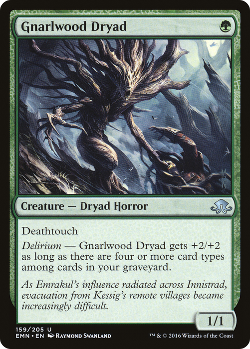 Gnarlwood Dryad (EMN-159) - uncommon