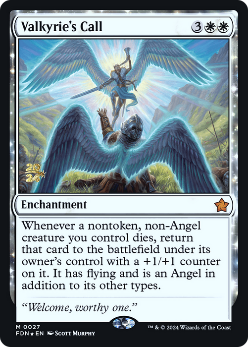 Valkyrie's Call (PRE-27S) - mythic: (enchantment) - Foil