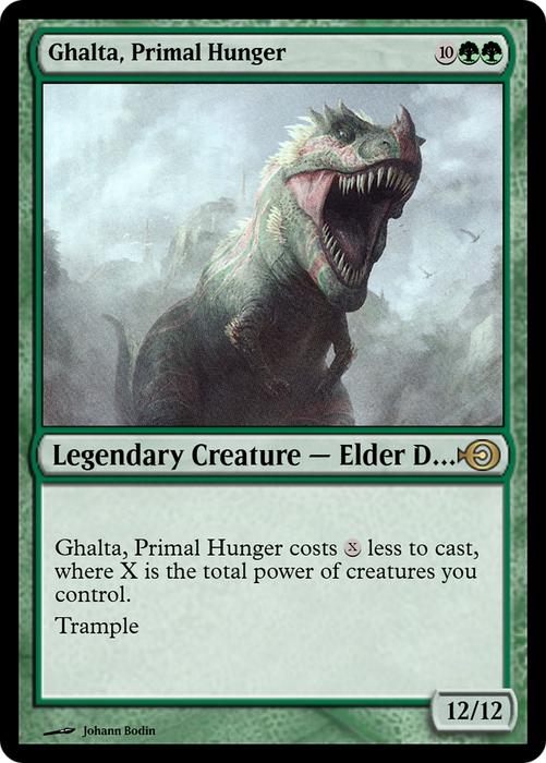Ghalta, Primal Hunger (PRM-66896) - rare - Foil