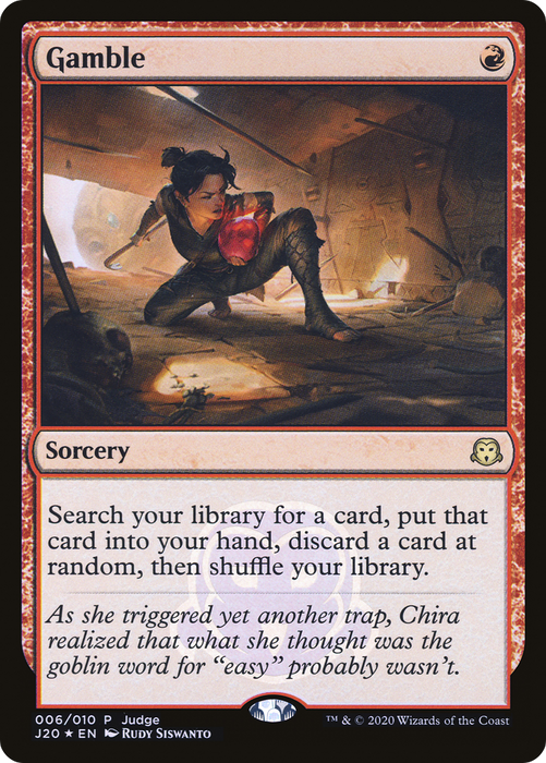 Gamble (JDG-006) - rare - Foil