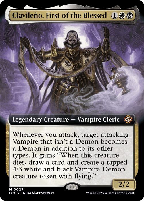 Clavileño, First of the Blessed (LCC-027) - mythic: (Extended Art) - Foil
