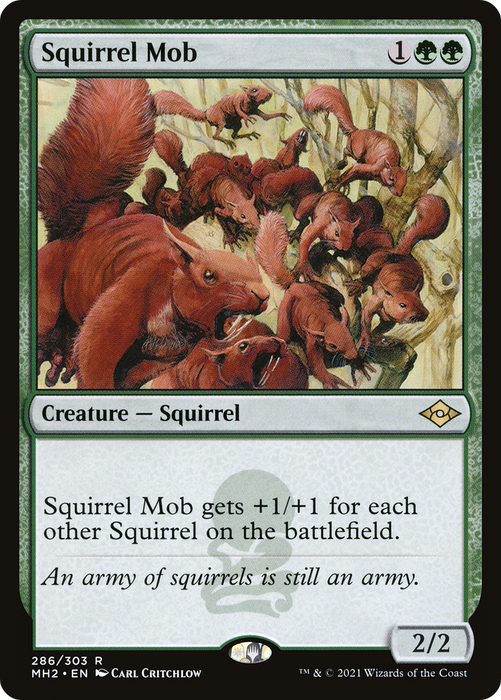 Squirrel Mob (MH2-286) - rare - Foil