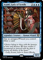 Azami, Lady of Scrolls (CMM-074) - rare - Foil