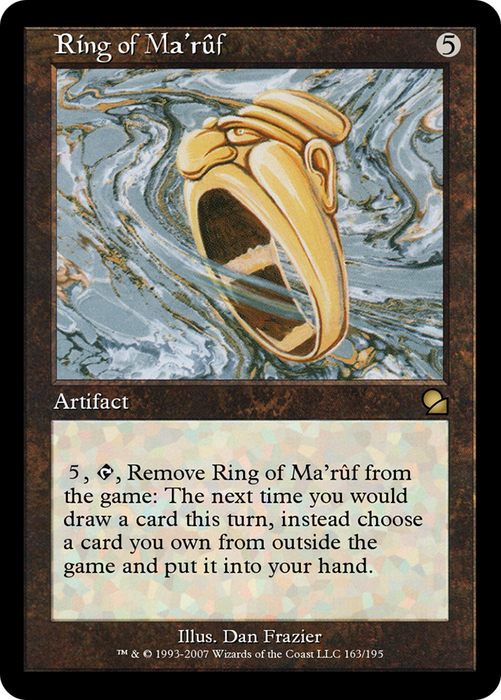 Ring of Ma'rûf (ME1-163) - rare - Foil