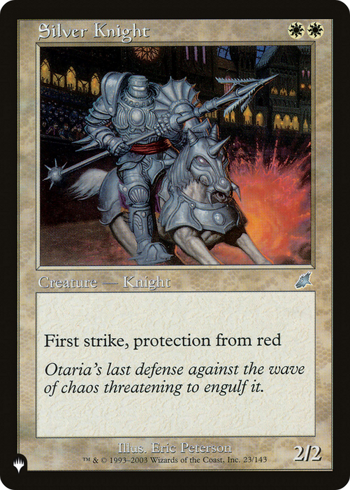 Silver Knight (LIST-SCG-23) - uncommon