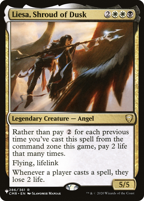 Liesa, Shroud of Dusk (LIST-CMR-286) - rare